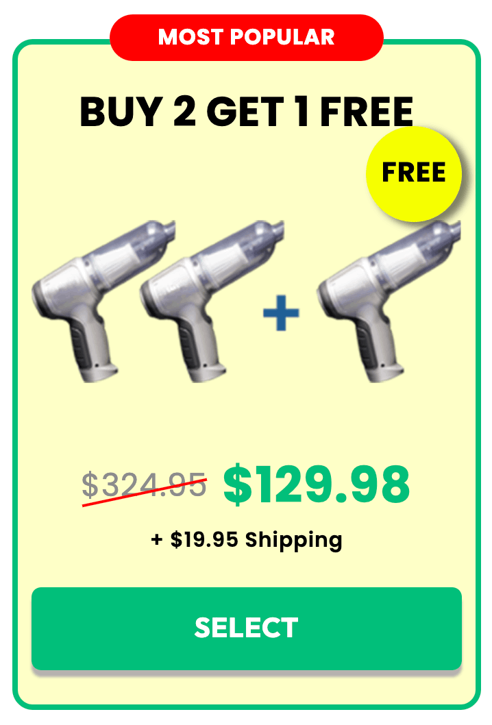 60% Discount for Best Seller Double EZVac Pro Vacuum