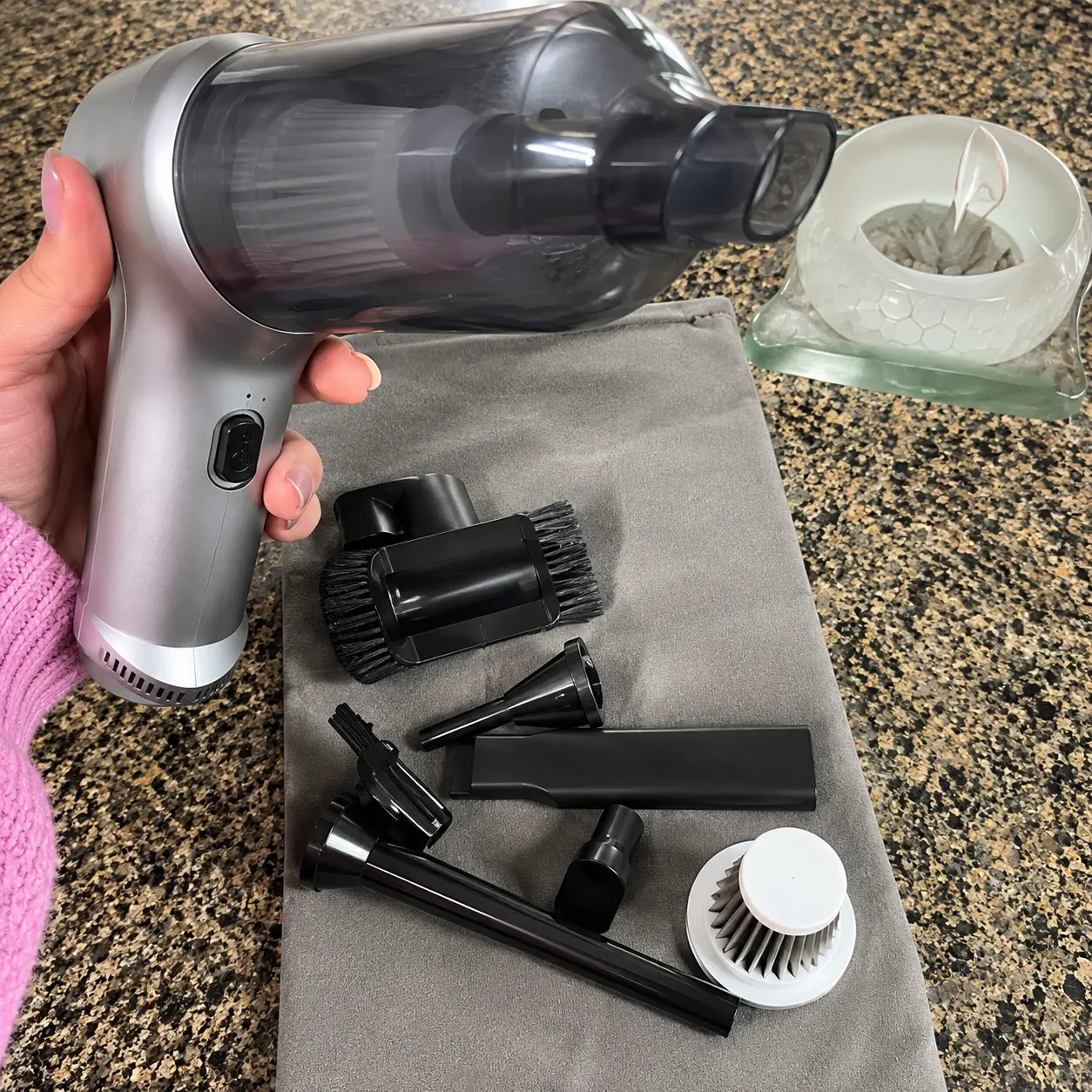 EZVac Pro Vacuum User Stacy G. Review Image